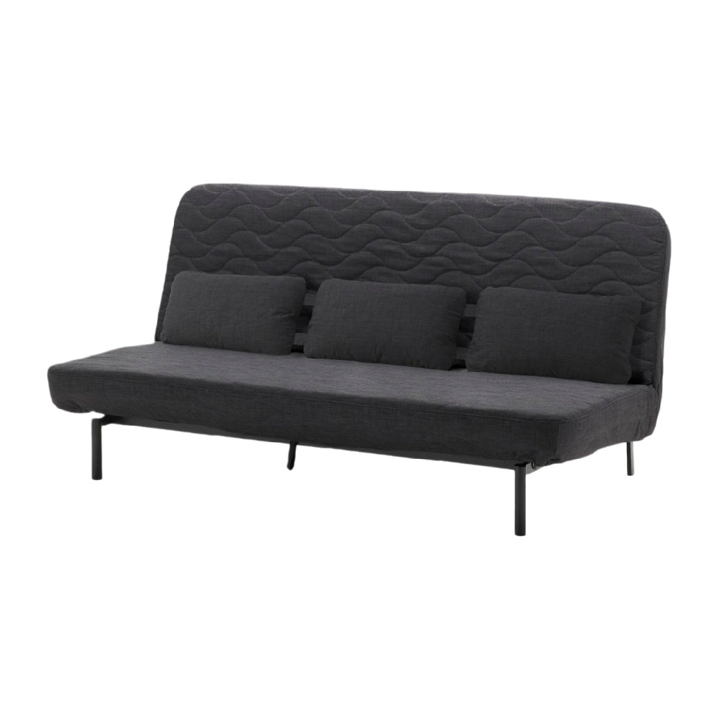 Canapé convertible en tissu - Utilisation pour salon ou chambre - Structure en métal et mousse - 190 x 90 x 85